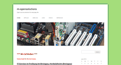 Desktop Screenshot of m-opensolutions.com