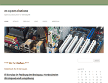 Tablet Screenshot of m-opensolutions.com